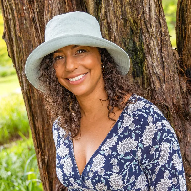 Ladies Sadie Linen Bucket Hat (Cancer Council)