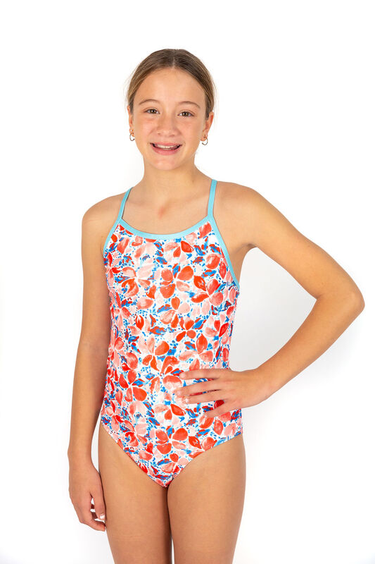 Girls Coral Bathers