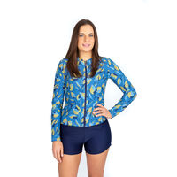 Ladies Long Sleeve Indigo Rashie
    		