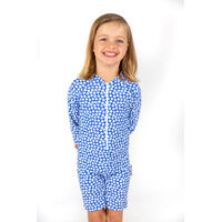 Girls Blue Daisy UV Suit
    		