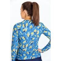 Ladies Long Sleeve Indigo Rashie
    		