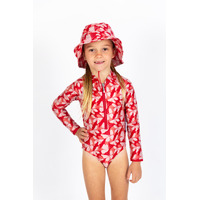 Girls Butterfly Long Sleeve Bathers Bundle
    		