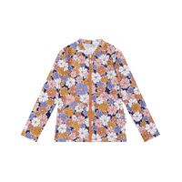 Girls Flower Power Long Sleeve Rashie 