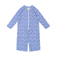 Girls Blue Daisy UV Suit 