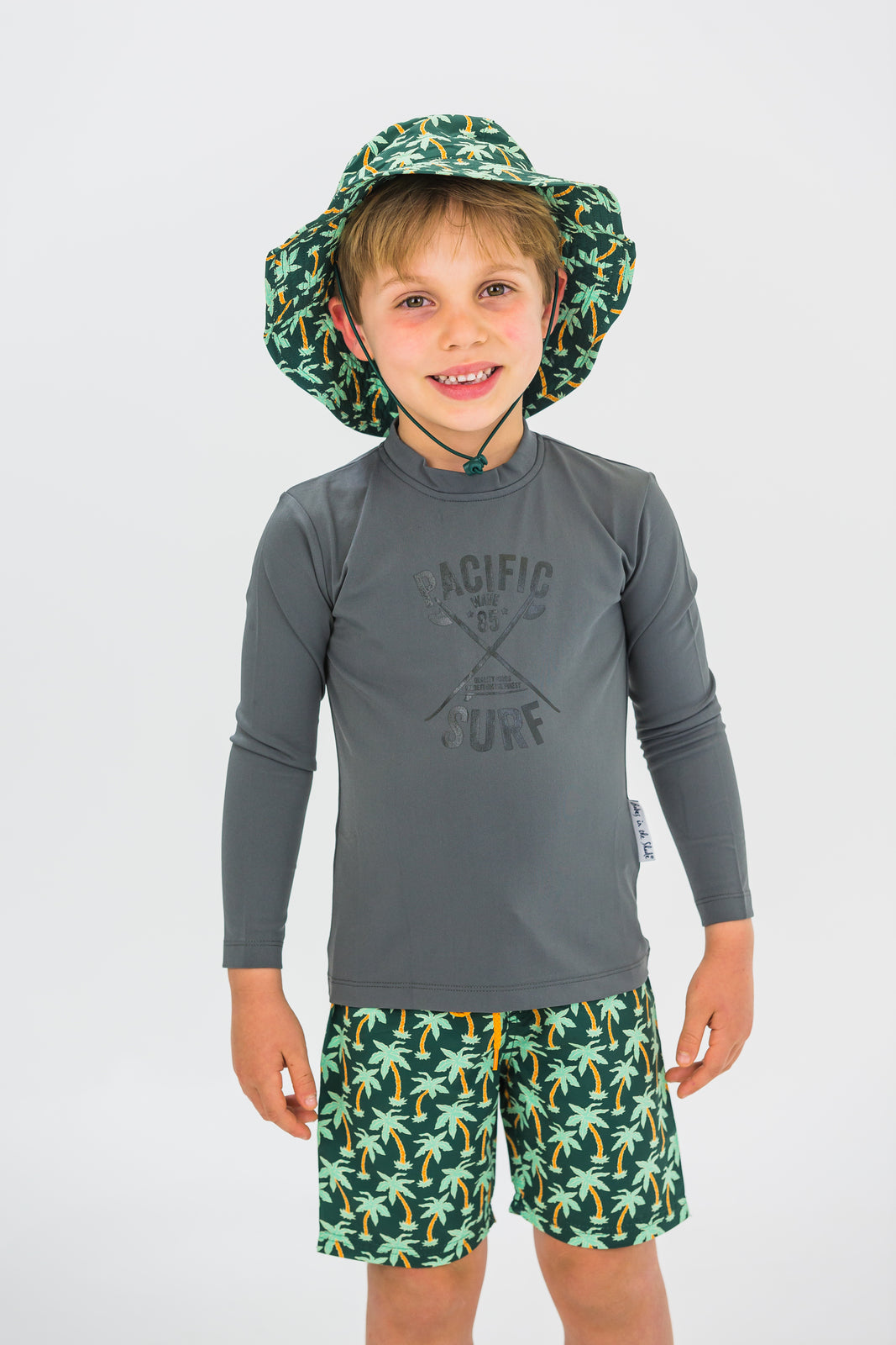 Palm Trees Swim Hat (SIZES S, M ONLY)