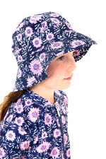 Pink Daisy Swim Hat (SIZES S ONLY)