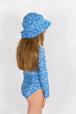 Summer Blue Swim Hat (SIZES M ONLY)