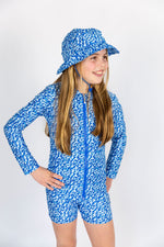 Summer Blue Swim Hat (SIZES M ONLY)