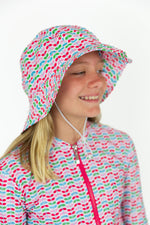 Swim Hat RED LEAF