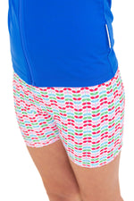 Girls Swim Trunks RED LEAF