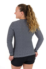 Womens Long Sleeve Rashie SEA WAVE