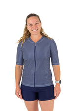 Womens Short Sleeve Rashie DOTTY