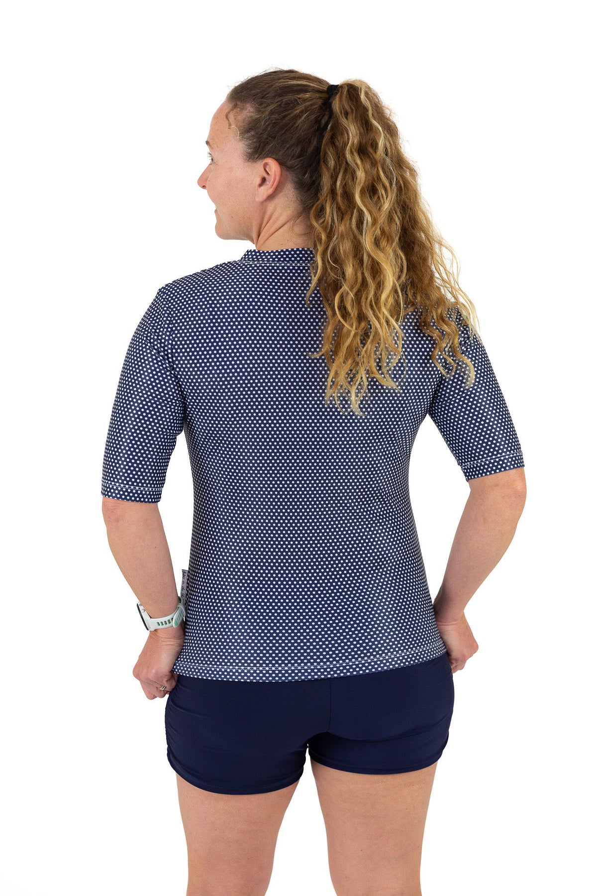 Womens Short Sleeve Rashie DOTTY