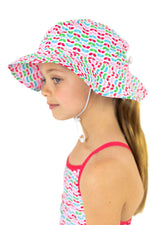 Swim Hat RED LEAF