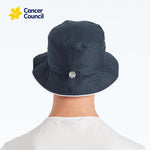 Mens Jester Navy Bucket Hat (Cancer Council)