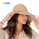 Womens Sand Bohemian Bucket Hat (Cancer Council)