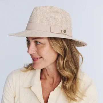 WOMENS SHERRY FEDORA OATMEAL (Cancer Council)