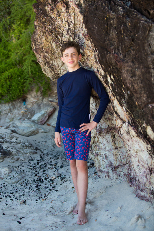 Long Sleeve Kids Classic Navy Rashie