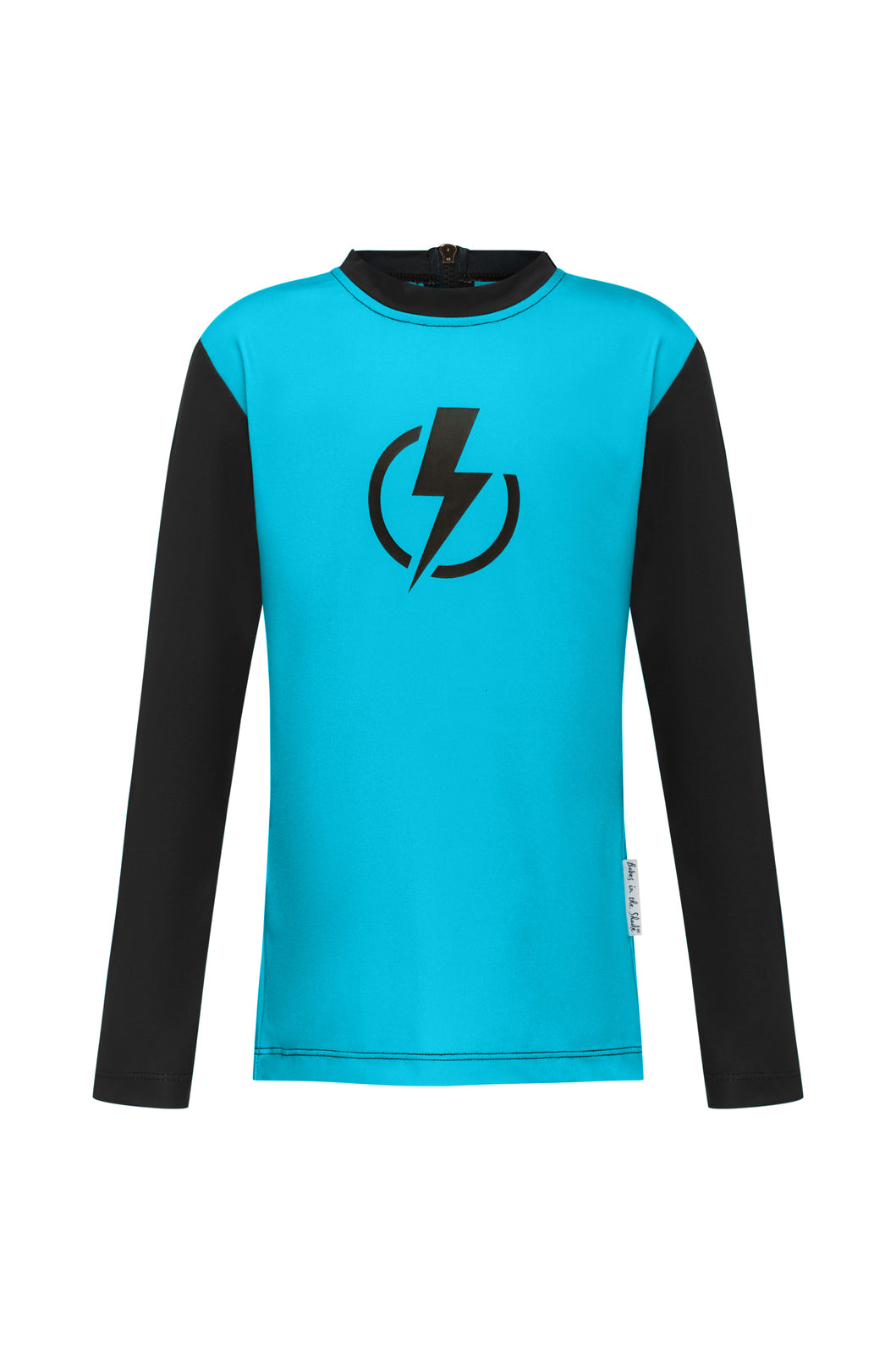 Long Sleeve Kids Lightning Blue Rashie
