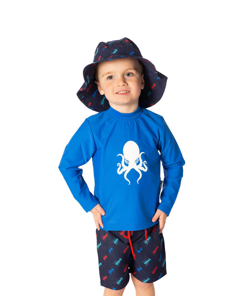Octopus Rashie (SIZES 1, 2 ONLY)