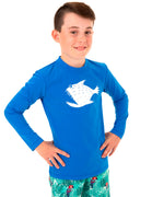 Piranha Long Sleeve Rashie (SIZES 1, 2 ONLY)
