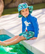 Piranha Long Sleeve Rashie (SIZES 1, 2 ONLY)