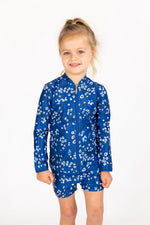 Girls Blooms Long Sleeve Rashie (SIZES 5, 6, 7, 8, 10, 12 ONLY)