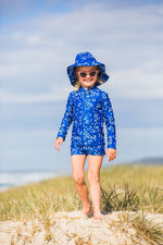 Girls Blooms Long Sleeve Rashie (SIZES 5, 6, 7, 8, 10, 12 ONLY)
