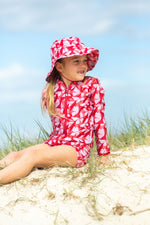 Girls Butterfly Long Sleeve Rashie (SIZES 6, 10, 12 ONLY)