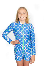 Girls Clover Long Sleeve Rashie