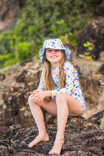 Girls Dandelion Long Sleeve Rashie (SIZES 3, 4, 5, 8, 12 ONLY)