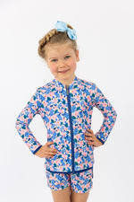 Girls Jasmine Long Sleeve Rashie (SIZES 3, 4, 5, 6, 7 ONLY)