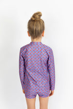 Girls Strawberry Delight Long Sleeve Rashie (SIZES 4, 5, 6, 7, 8 ONLY)