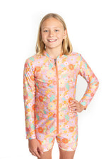 Girls Sunny Girl Long Sleeve Rashie