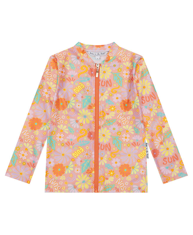 Girls Sunny Girl Long Sleeve Rashie