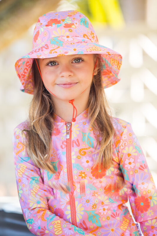 Girls Sunny Girl Long Sleeve Rashie