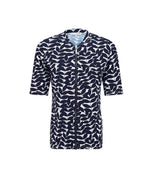 Womens Short Sleeve Blue Acacia Rashie