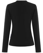 Womens Long Sleeve Black PBT Rashie