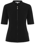 Womens Short Sleeve Black PBT Rashie