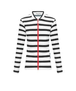 Womens Long Sleeve Black Stripe Rashie (SIZES 6, 12 ONLY)