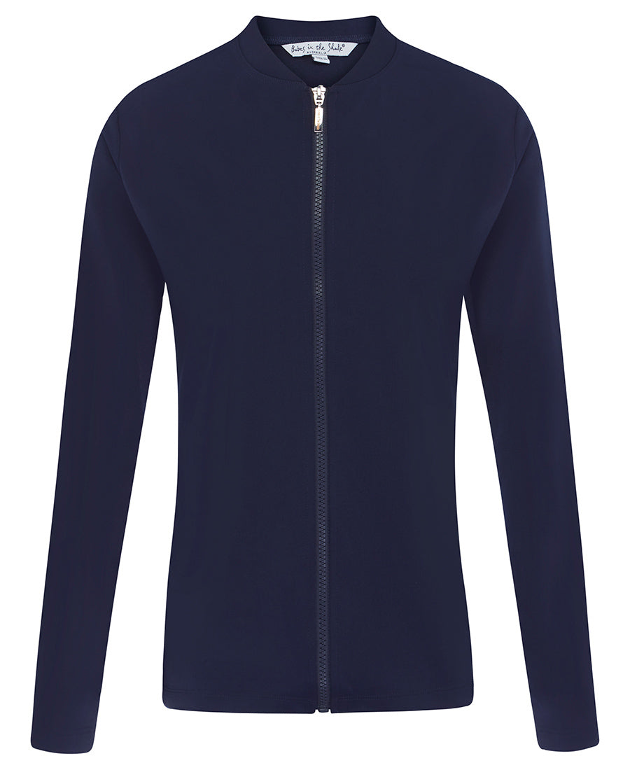 Womens Long Sleeve Classic Navy Rashie