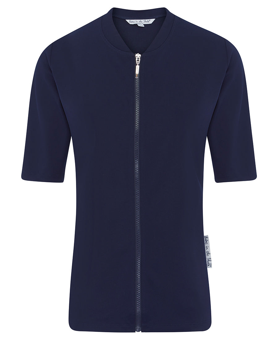 Womens Short Sleeve Classic Navy Rashie
