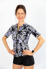 Womens Short Sleeve Calypso Rashie (SIZES 8, 10 ONLY)
