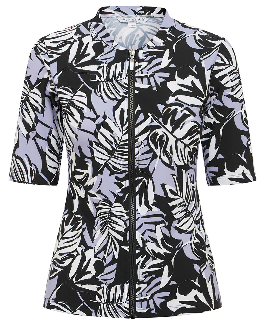 Womens Short Sleeve Calypso Rashie (SIZES 8, 10 ONLY)
