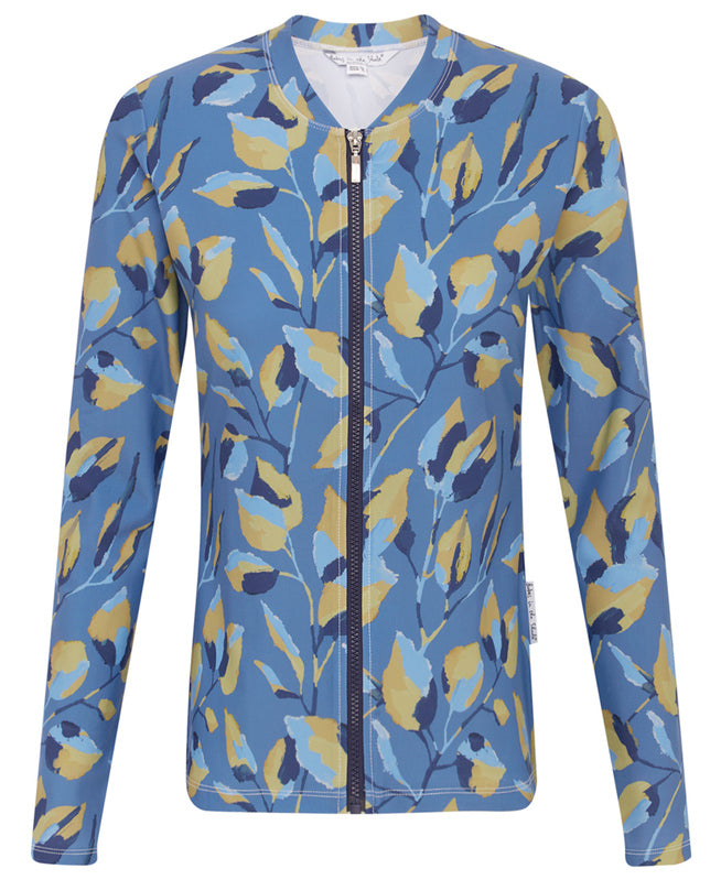 Womens Long Sleeve Indigo Rashie