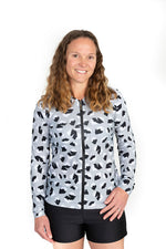 Womens Long Sleeve Leopard Rashie