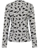 Womens Long Sleeve Leopard Rashie