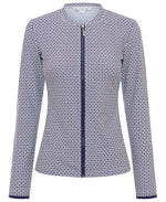 Womens Long Sleeve Mamiko Navy Rashie