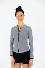 Womens Long Sleeve Mamiko Black Rashie