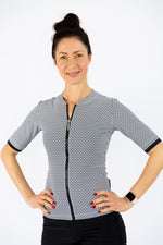 Womens Short Sleeve Mamiko Black Rashie